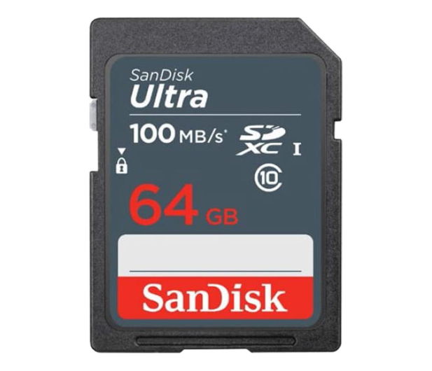 SANDISK SDXC 64GB 100MB/s SDSDUNR-064G-GN3IN - 733470 - zdjęcie
